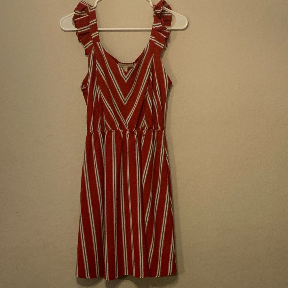 Red, White, blue dress, women’s large.